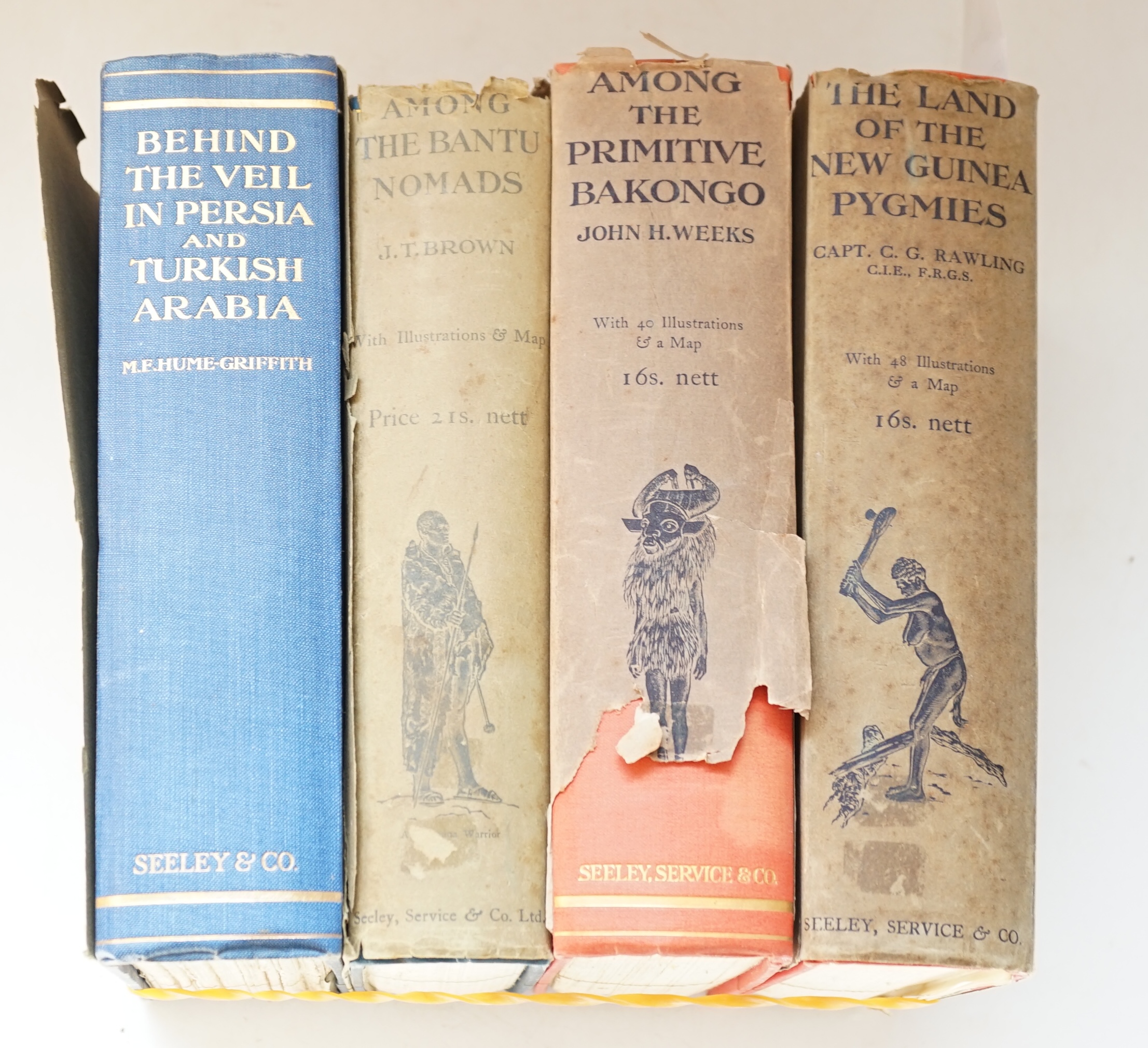 Rawling, Captain C.G - The Land of the New Guinea Pygmies. An Account of a Story of a Pioneer Journey of Exploration into the Heart of New Guinea, 1st ed., 8vo, original cloth, with d/j, with black and white illustration